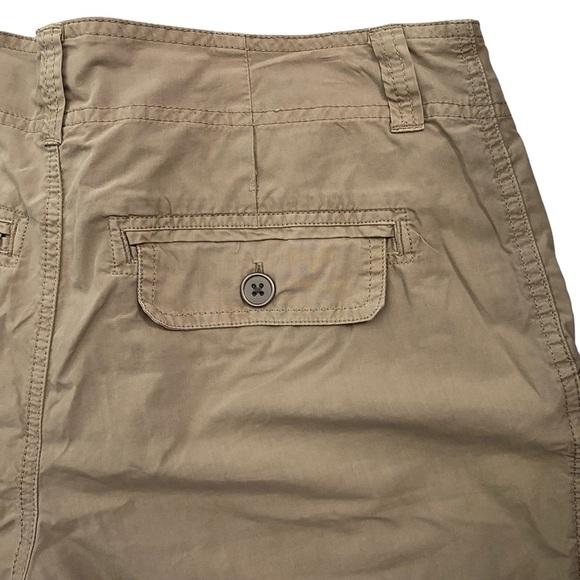 Columbia Tan Mid Rise Shorts Pockets Brown Tan Neutral 6 - Picture 11 of 14